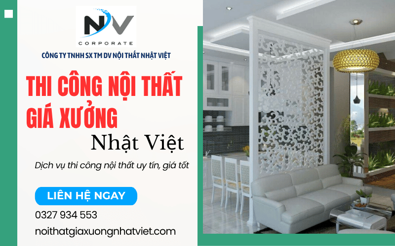 thi công nội thất giá xưởng