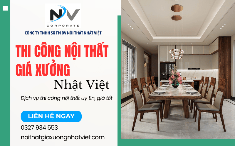 thi công nội thất giá xưởng
