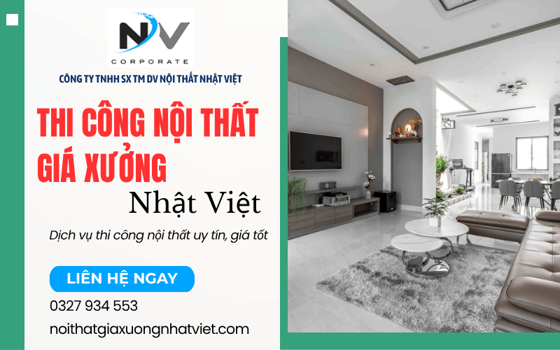 thi công nội thất giá xưởng